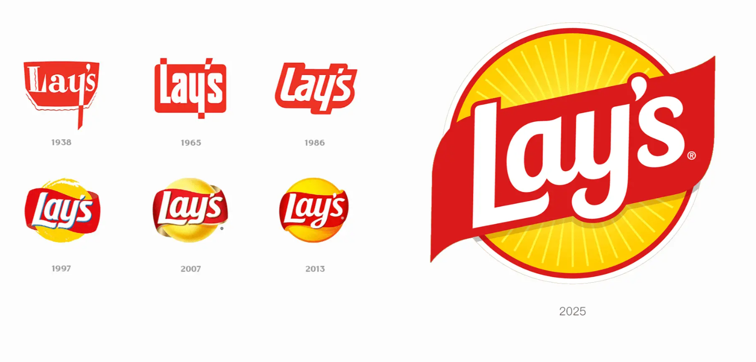 乐事LOGO设计演变史